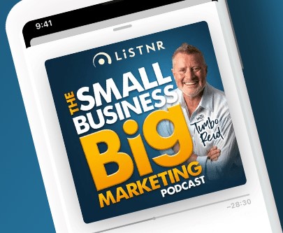 Small Business Big Marketing podcast cover - beyond social media
